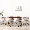 Image de Lot de 6 chaise de bureau Vidaxl interieur non pliable en bois H. 115.5 cm marron