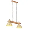 Image de vidaXL Hanglamp industrieel 25 W E27 109 cm messingkleurig320526