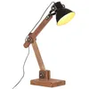 Image de vidaXL Lampe de Bureau Industrielle Luminaire de Bureau Lampe de Lecture Lampe de Chevet Veilleuse Maison Intérieur Noir 320553