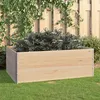 Image de Jardinières surélevées - vidaXL - 3 pcs - Bois de pin massif - 100x150 cm - Empilables et pliables