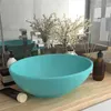 Image de Lavabo ovale de luxe Vert clair mat 40x33 cm Céramique