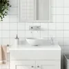 Image de vidaXL Lavabo de Salle de Bain Rond Vasque à Poser de Toilette Lave-mains de Cuisine Salle Cosmétique Maison Intérieur 146976