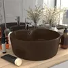Image de vidaXL Lavabo avec Trop-plein Vasque à Poser de Toilette Lave-mains de Salle de Bain Salle Cosmétique Maison Marron Foncé 147039