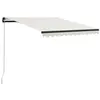 Image de vidaXL Luifel handmatig uittrekbaar 300x250 cm cràme3055185