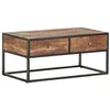 Image de Table basse vidaXL 90x50x40 cm Bois d'acacia brut