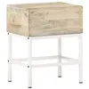 Image de Table de chevet 40x30x50 cm Bois de manguier massif