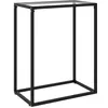Image de Table console Transparent 60x35x75 cm Verre trempé