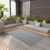 Image de vidaXL Buitenkleed ARAKIL 80x150 cm PP wit en zwart310428