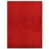 Image de Paillasson lavable Rouge 90x120 cm