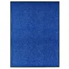Image de vidaXL Deurmat wasbaar 90x120 cm blauw323442