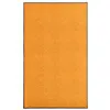 Image de vidaXL Paillasson Lavable Tapis de Couloir Paillasson d'Entrée Tapis de Porte Tapis de Bienvenue Intérieur Extérieur Antidérapant Orange 90x150 cm