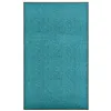 Image de vidaXL Deurmat wasbaar 90x150 cm cyaan323461