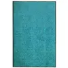 Image de vidaXL Deurmat wasbaar 120x180 cm cyaan323462