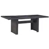 Image de Table a manger fixe sans tiroir 6 personnes rectangle en verre L 200 cm