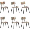 Image de Lot de 6 chaise vidaxl interieur non empilable non pliable H. 82 cm en bois