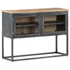 Image de vidaXL Dressoir 100x30x70 cm massief acaciahout grijs323502