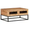 Image de vidaXL Salontafel 90x60x40 cm massief acaciahout 323506