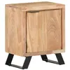 Image de Table de chevet 40x30x50 cm Bois d acacia avec bord naturel