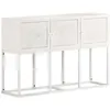 Image de vidaXL Buffet 115x30x76 cm Bois de manguier massif323582