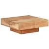Image de Table basse 80x80x28 cm Bois d acacia massif