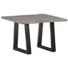 Image de Table basse avec bord naturel 60x60x40 cm Bois d acacia massif