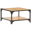 Image de Table basse 60x60x35 cm Bois de manguier massif