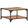 Image de Table basse 60x60x35 cm Bois de récupération massif