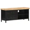 Image de Meuble TV 90x30x41 cm Bois de manguier brut