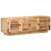 Image de Meuble TV 120x30x40 cm Bois de manguier brut