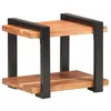 Image de Table de chevet 50x40x40 cm Bois d acacia massif