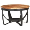 Image de Table basse Ø68x43 cm Bois d acacia solide