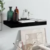 Image de vidaXL Wandschap zwevend 40x23x3,8 cm MDF hoogglans zwart323763