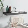 Image de vidaXL Wandschap zwevend 50x23x3,8 cm MDF hoogglans grijs323787