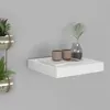 Image de Étagère flottante murale blanc 23x23,5x3,8 cm MDF