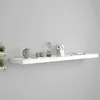 Image de Étagère murale flottante blanc 120x23,5x3,8 cm MDF