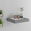 Image de vidaXL Wandschap zwevend 23x23,5x3,8 cm MDF grijs323844
