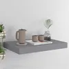 Image de Étagère murale flottante gris 40x23x3,8 cm MDF