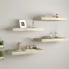 Image de vidaXL Wandschappen zwevend 4 st 60x23,5x3,8 cm MDF eikenkleurig323876