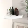 Image de Étagère d angle flottante blanc 25x25x3,8 cm MDF