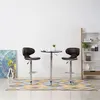 Image de Tabourets de bar 2 pcs marron similicuir