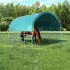 Image de Tente pour bétail PVC 3,7x3,7 m Vert