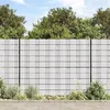 Image de vidaXL Tuinschermen 4 st 35x0,19 m PVC wit147860