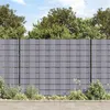 Image de vidaXL Tuinschermen 4 st 35x0,19 m PVC mat lichtgrijs147872