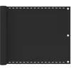 Image de vidaXL Balkonscherm 75x500 cm HDPE antracietkleurig310838