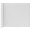 Image de vidaXL Balkonscherm 75x300 cm HDPE wit310860