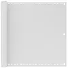 Image de vidaXL Balkonscherm 90x300 cm HDPE wit310864