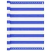 Image de vidaXL Écran de balcon Bleu et blanc 90x500 cm PEHD 310890