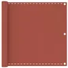 Image de vidaXL Balkonscherm 90x600 cm HDPE terracottakleurig310951