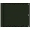 Image de vidaXL Balkonscherm 75x500 cm HDPE donkergroen310970