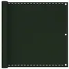 Image de vidaXL Balkonscherm 90x300 cm HDPE donkergroen310972